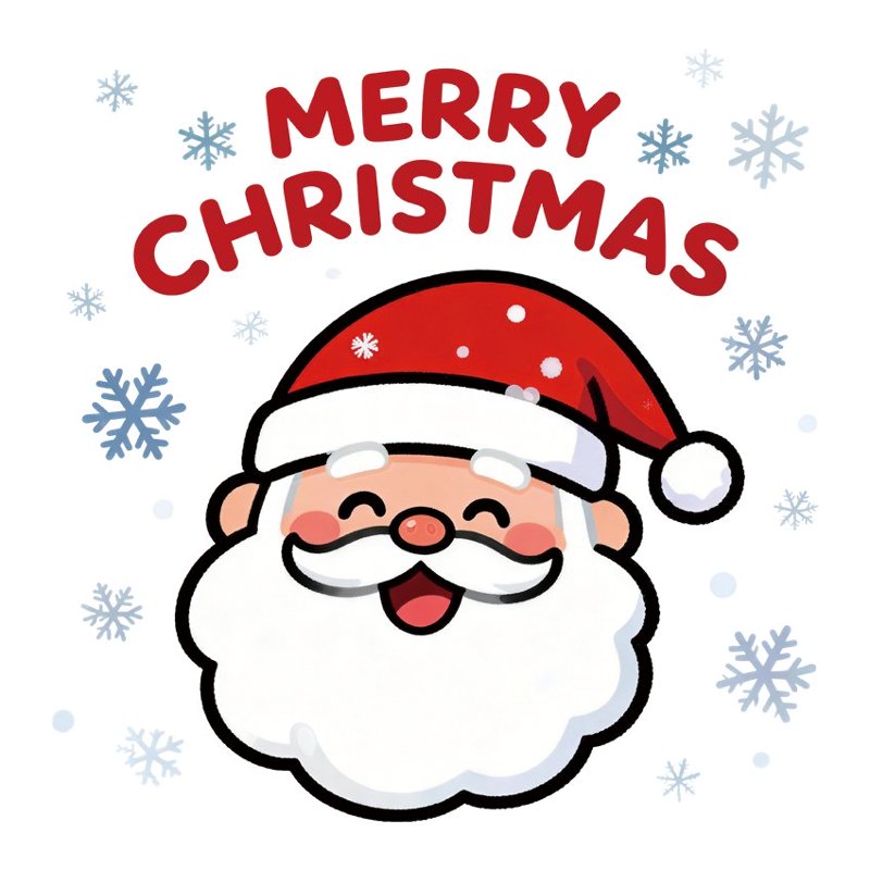 Merry Christmas 圣诞老人窗贴